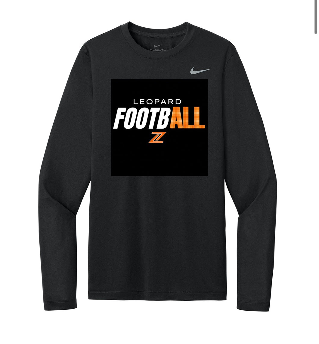 ZHS Football Long Sleeve Nike Tee