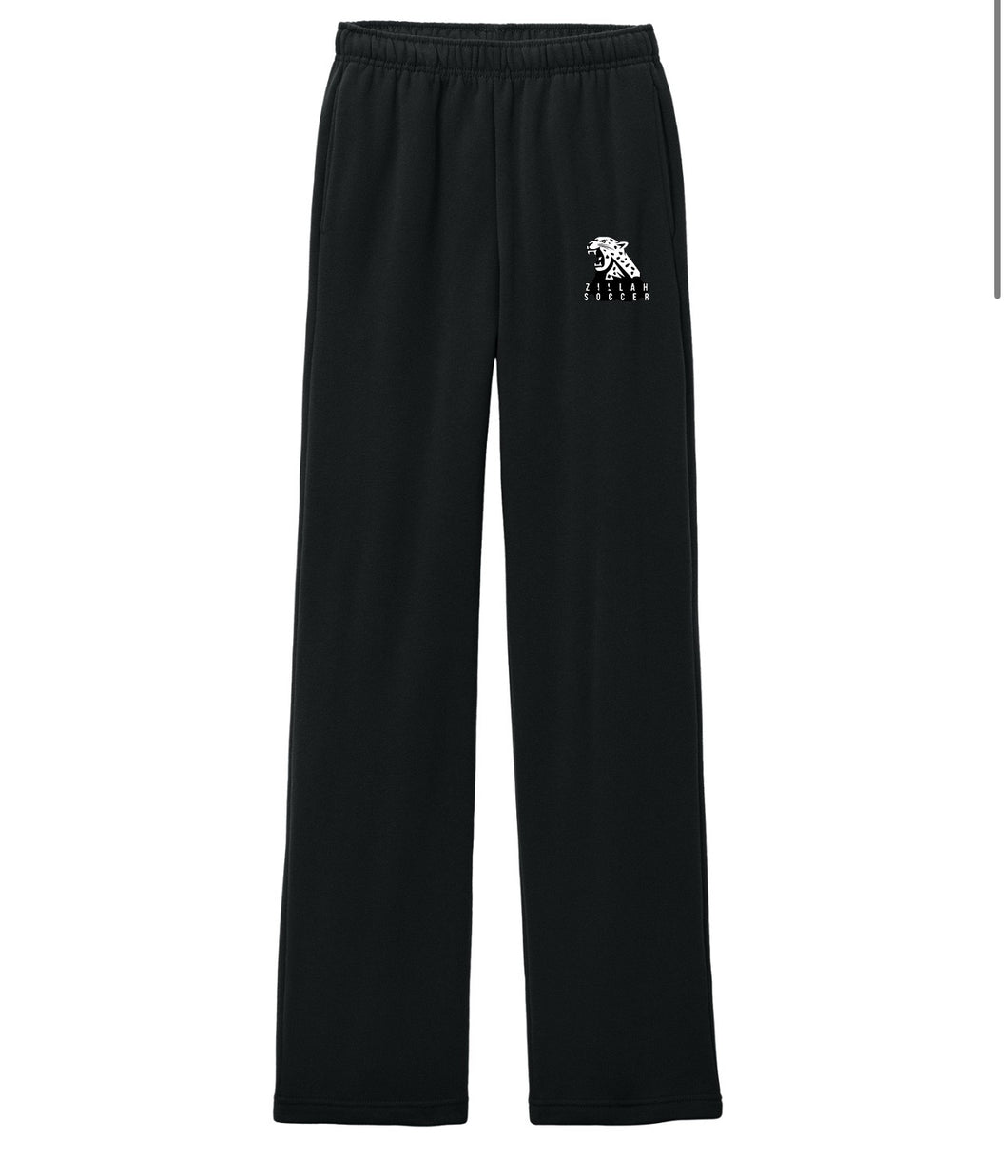 ZHS Girls Soccer Sweat Pants Leopard Head