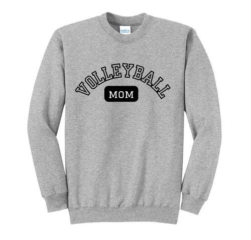 Club Volleyball Mom Crew Neck