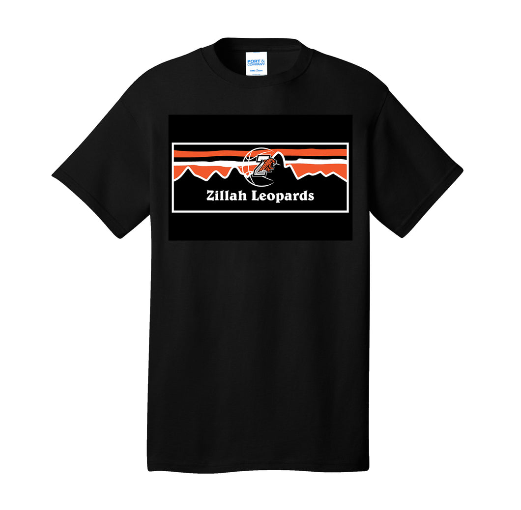 Basketball Mountain Scene t-shirt