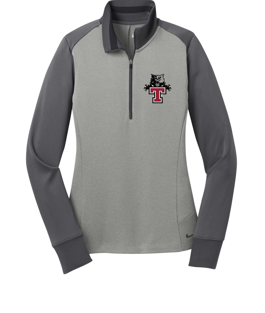 Toppenish School Dist. Women's NIke 1/2. zip cover up