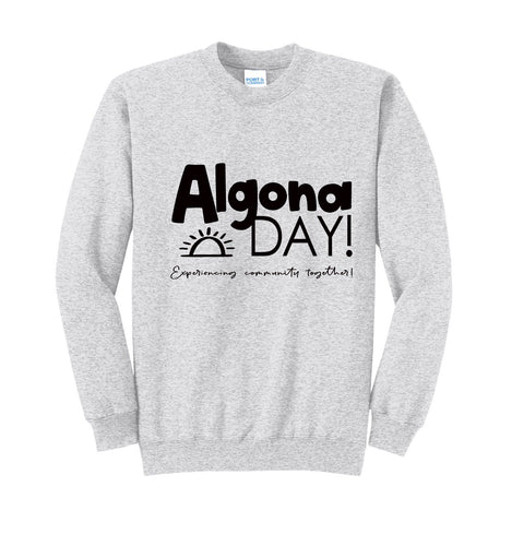 Algona Days logo crew neck