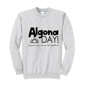 Algona Days logo crew neck