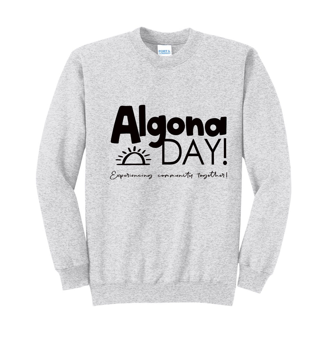 Algona Days logo crew neck
