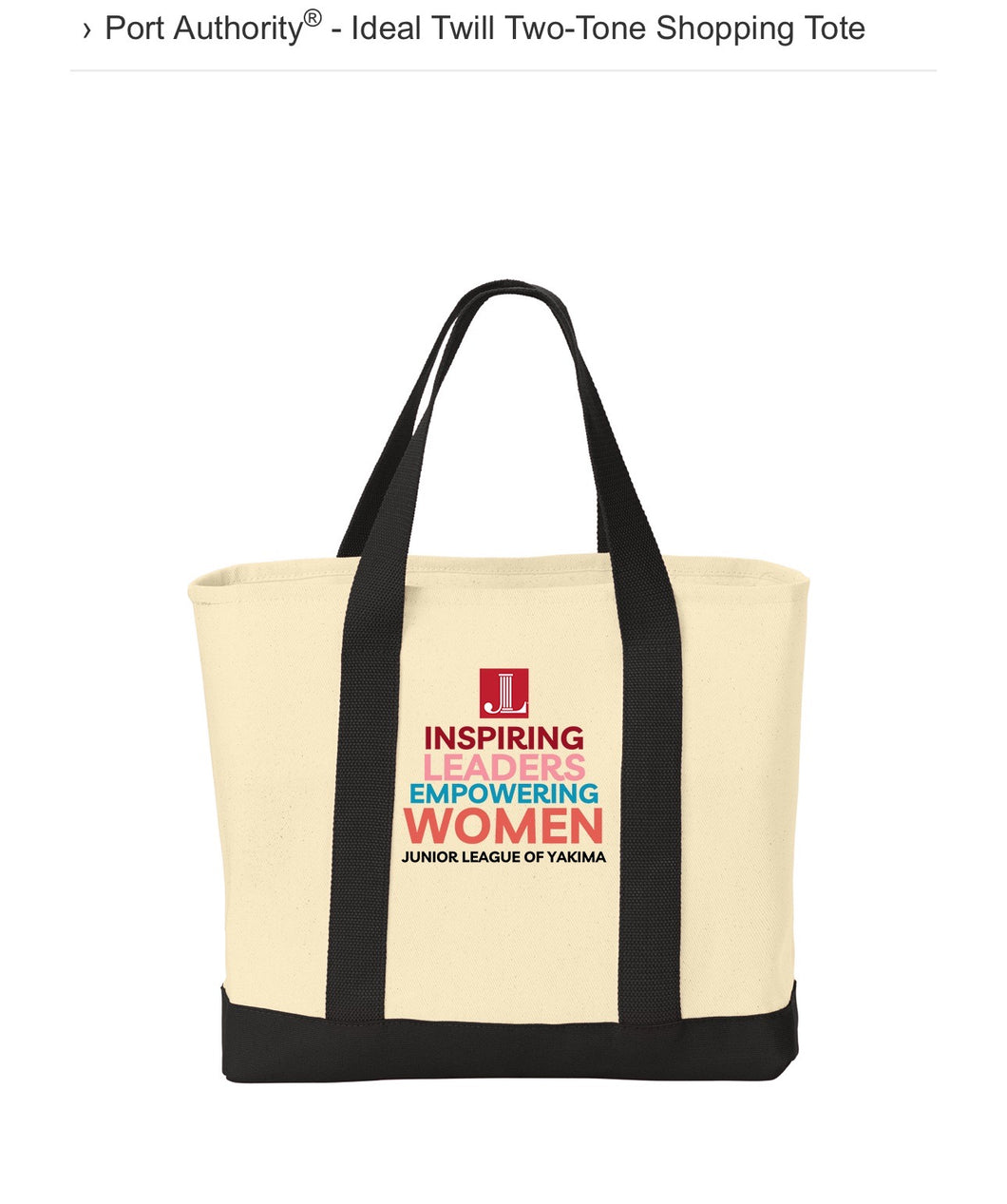 JLY Tote Bag Empower Logo