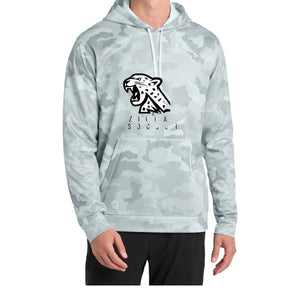 SportTek Hex Camo Girls Soccer Hoodie