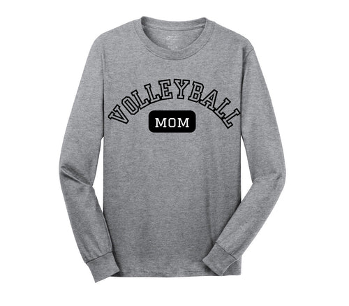 Club Volleyball Mom Long Sleeve Tee