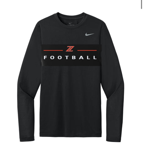 ZHS Football Nike Long Sleeve Tee