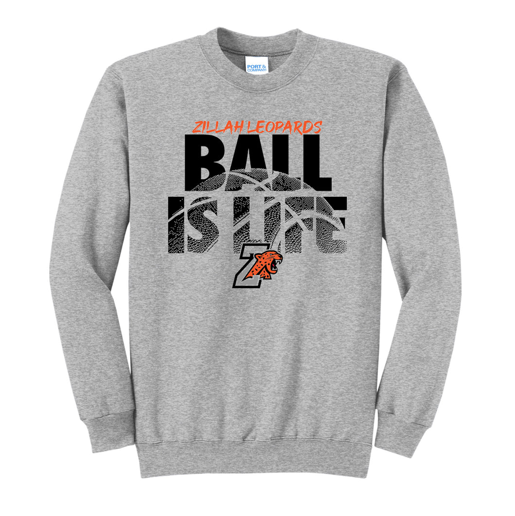 Basketball Ball is Life Crew Neck