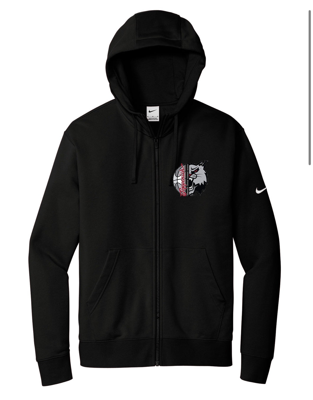 THS Girls Basketball Nike Zip Hoodie