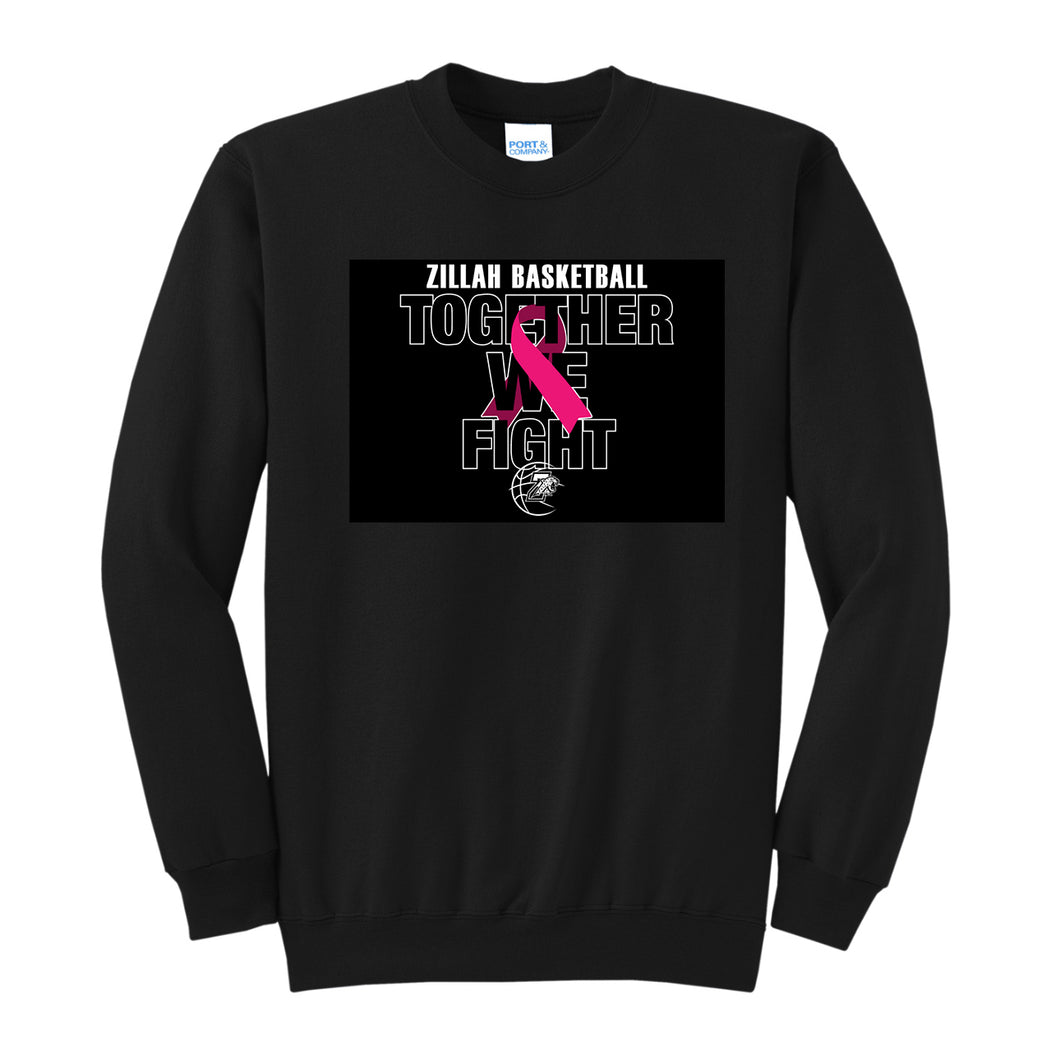 Basketball Together we Fight Crew Neck