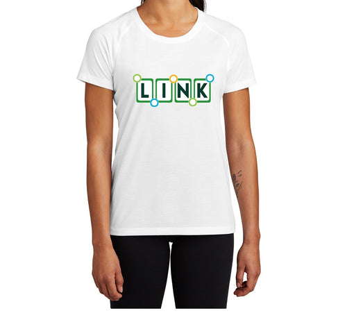 LINK Ladies Tri-Blend t-shirt.