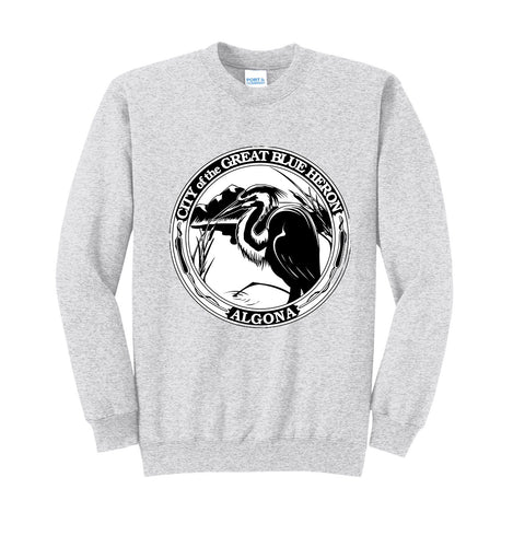 Algona Days Blue Heron Crew Neck