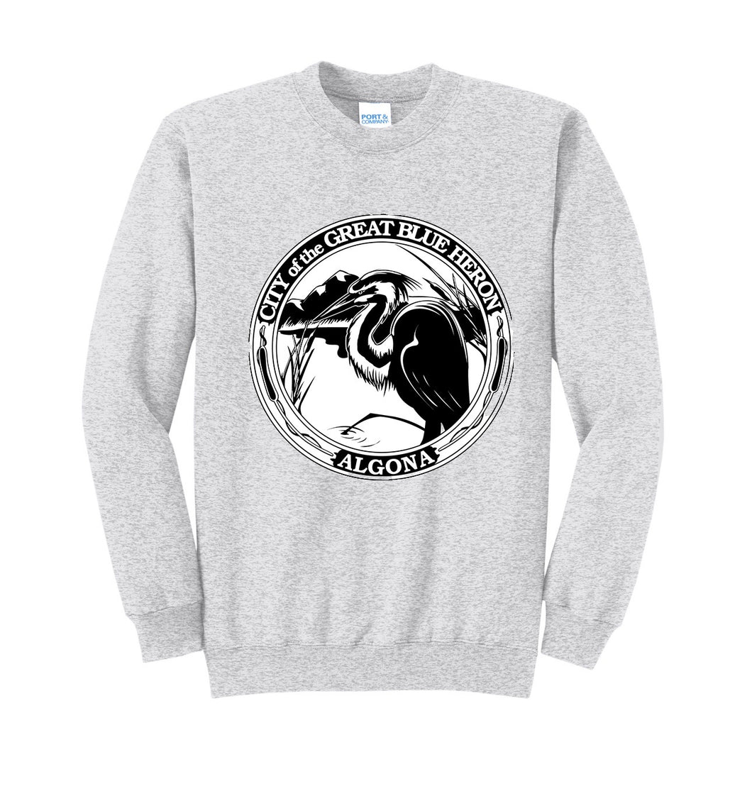 Algona Days Blue Heron Crew Neck