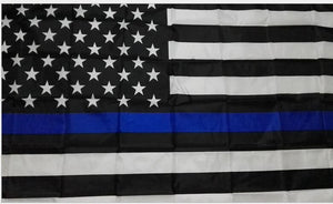 3' x 5' Blue Line Flag